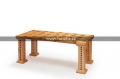 Konferenční stolek, masiv borovice kostka, rozměr 120x60cm 